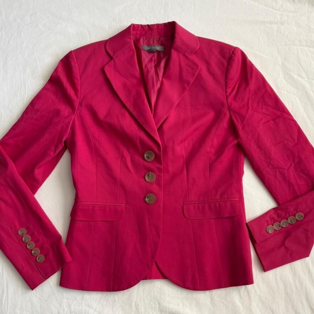 Ann-taylor Women's Pink and Red Jacket